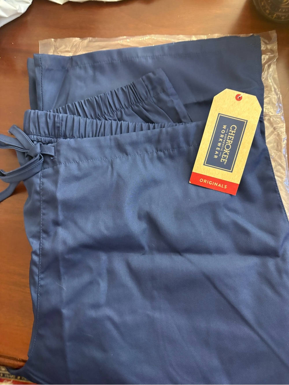Cherokee Workwear Women's Navy Scrub Pants